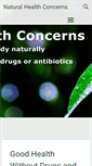 Mobile Screenshot of naturalhealthconcerns.com
